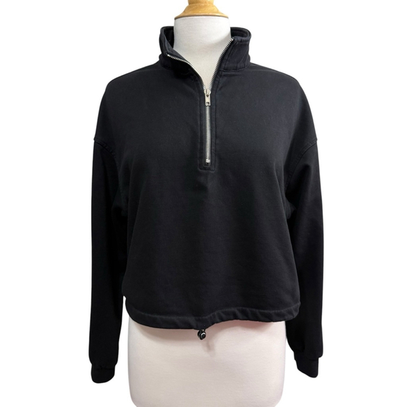 Women's MEROKEETY Sweatshirt M Black - Picture 1 of 8